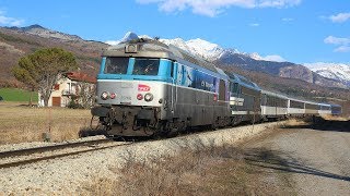 Trains de nuit à BriançonFevrier 2017 [upl. by Nasaj]