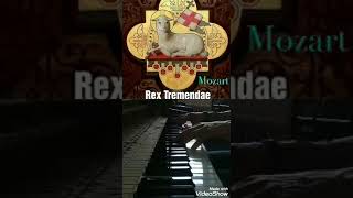 WAMozart Rex Tremendae From Missa Requiem piano solo [upl. by Cyrillus]