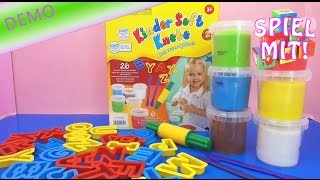 ABC Knete Kneten mit Kindern  Das Alphabet lernen mit Knete für Kinder Demo  deutsch learn abc [upl. by Woehick]