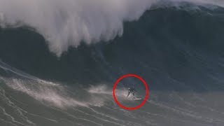 British big wave surfer breaks back in horror wipeout [upl. by Humph]