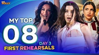 Eurovision 2024  First Rehearsals Day 3  My Top 8 [upl. by Vacla]