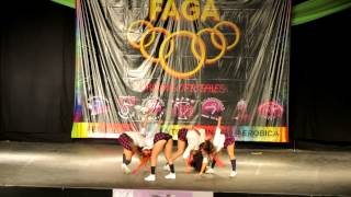 EQUIPO JUVENIL REGGAETON Colegialas CAMPEONAS NACIONALES 2012 [upl. by Ahsiekal762]