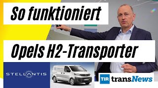 So funktioniert der H2BrennstoffzellenTransporter von Opel  Stellantis [upl. by Annayehc]