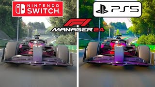 F1 Manager 2024 PS5 vs Nintendo Switch Graphics Comparison [upl. by Utica]