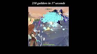 210 guilders in 17 secondsforyou genshin fypage fyp mihoyo gameplay genshinshowcase Aloy [upl. by Codee]