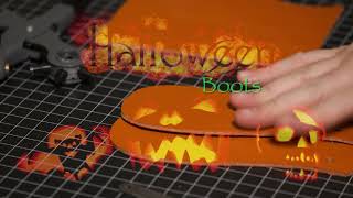 Making WampC Kilties  Leather ASMR  Halloween Boots [upl. by Hinckley]