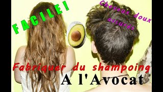 COMMENT FABRIQUER UN SHAMPOING A LAVOCAT et avoir les cheveux DOUX Naturellement [upl. by Mali]