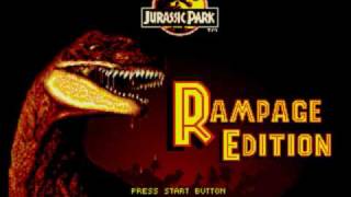 Jurassic Park Rampage Edition  River Run TRex Attack [upl. by Crespo450]