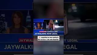 Jaywalking has been legalized in New York City to quotend racial disparitiesquot watch [upl. by Utter]