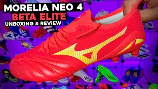 Mizuno Morelia Neo IV Beta ELITE  Unboxing amp Review [upl. by Aytnahs]