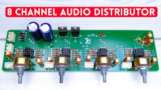 DIY 8 Channel Audio Distributor [upl. by Aynat574]