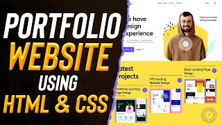 Build Your Own Portfolio Website A StepbyStep Guide with HTML and CSS [upl. by Lesde]