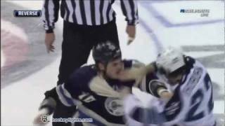 Chris Thorburn vs Jared Boll Nov 12 2011 [upl. by Chambers]