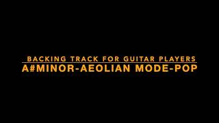 A Minor Aeolian Mode Guitar Backing Track Jam Practice for Guitar [upl. by Hatfield]