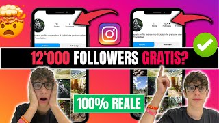 Come Ottenere Gratuitamente 12k Followers su Instagram in 5 Minuti [upl. by Nomyad113]