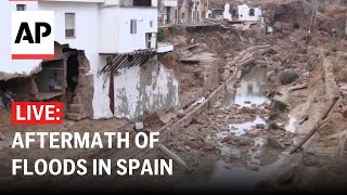 LIVE Aftermath of flash floods in Valencia Spain [upl. by Furie700]