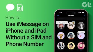 How to Use iMessage on iPhone and iPad Without a SIM and Phone Number [upl. by Ahsina]