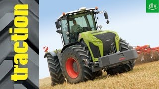 Der neue Claas Xerion 4000 im tractionFahrbericht [upl. by Janey356]