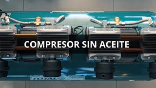 ¡Compresor sin aceite Sin mantenimiento y sin ruido [upl. by Durante]