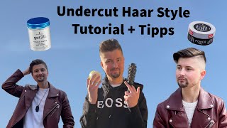 Undercut Haarstyle Tutorial und Tipps für Männer [upl. by Carlo]