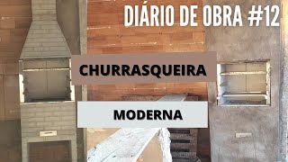 TRANSFORMANDO CHURRASQUEIRA PRÉ MOLDADA SIMPLES EM LUXUOSA  DIÁRIO DE OBRA [upl. by Menendez]