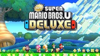 New Super Mario Bros U Deluxe Worlds 19 Full Game All Star Coins [upl. by Stinson]