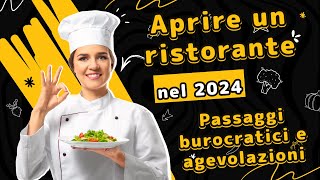 Come aprire un ristorante nel 2024 Guida Completa [upl. by Oivatco621]