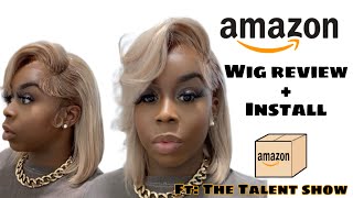 AMAZON wig review  613  Bob featTHE TALENT SHOW [upl. by Kruse]