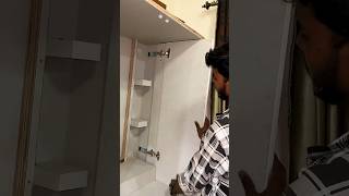 Pooja Mandir pocket door fitting Design shortvideo [upl. by Hiasi271]