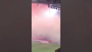 💥 FAJERWERKI NA WIDZEWIE 💥📸 X  MichalCzerniak [upl. by Rahab]