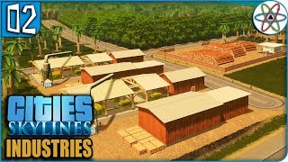 A Exploração de Madeiras  Cities Skylines  Industries DLC 02 [upl. by Hamel]