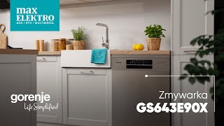 Zmywarka Gorenje GS643E90X  prezentacja urządzenia i jego funkcji [upl. by Alenas]