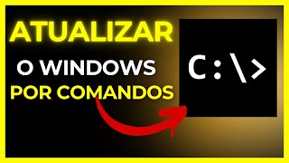 Como atualizar o Windows 10 pelo CMD PROMPT DE COMANDO [upl. by Airbas]