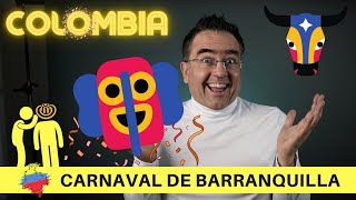 👹 CARNAVAL de BARRANQUILLA ➡️ DESCUBRE el ORIGEN del Carnaval 🎉 HiSTORIA Colombia [upl. by Arimaj424]