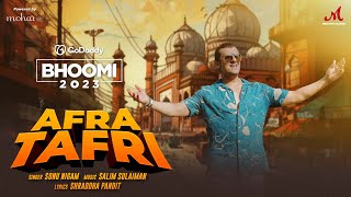 Afra Tafri  GoDaddy IN Bhoomi 2023  Salim Sulaiman  Sonu Nigam  Shraddha Pandit  Kisnaa [upl. by Gervais]