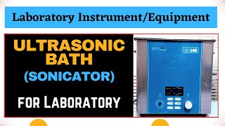 Ultrasonic Bath  Sonicator  Ultrasonicator  Lab Equipment  Function Operation Application [upl. by Anyat]