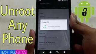 How to unroot Any Rooted Android Phone Safely Without Computer [upl. by Rhines]