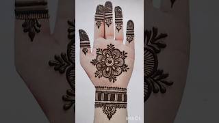 Easy Simple Flower Mandala mehndi design₹mehndidesign viralvideo trending Reetu mehndi designer [upl. by Froh]