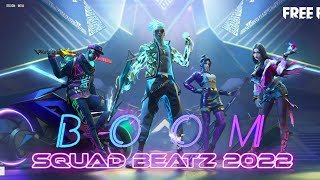 SQUAD BEATZ GO BOOM FULL LOBBY SONG FREE FIRE NEW SQUAD BEATZ LOBBY FULL SONG OB32 UPDATE FEBRUARY [upl. by Odlanier]