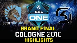 ESL ONE Cologne 2016  CSGO Highlights  Liquid vs SK  Grand Final  Game 1 of Bo3  Train [upl. by Ainna]