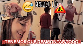 PROBLEMÓN😭TENEMOS QUE DESMONTARLO TODO  Familia Tutti Vlog [upl. by Zerla]