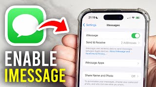 How To Enable iMessage On iPhone  Full Guide [upl. by Amolap6]