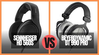 Sennheiser HD 560S vs Beyerdynamic DT 990 Pro Sound Demo featuring ElectronicHipHopVocalsLofi [upl. by Ahsiet645]