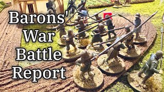 The Barons War  500pt Battle Report [upl. by Mathia553]