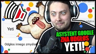 ASYSTENT GOOGLE ZNA Odgłos YETI  🔇 [upl. by Tennies610]