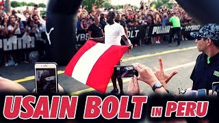 🇵🇪El hombre más rápido del mundo vs Usain Bolt 🇵🇪 [upl. by Cirre]