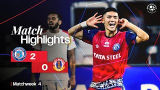 Match Highlights  Jamshedpur FC 20 East Bengal FC  MW 4  ISL 202425 [upl. by Ellissa]