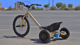 Como Hacer un TRIKE a MOTOR CASERO  Bicicleta BMX  Hoverboard [upl. by Ettecul778]