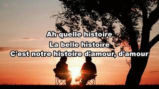 Notre Histoire  Paroles Lyrics  Pierrette Adams [upl. by Ummersen]