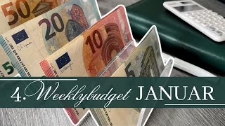 120 € in CHALLENGES I JANUAR I echte Einnahmen amp Ausgaben I Wochenabschluss budgetieren bargeld [upl. by Eecal]